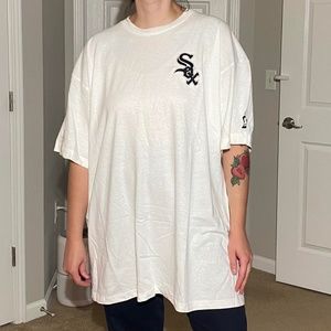 Vintage 1990s NWT Starter Brand White Sox Baseball Single Stitch White T-Shirt